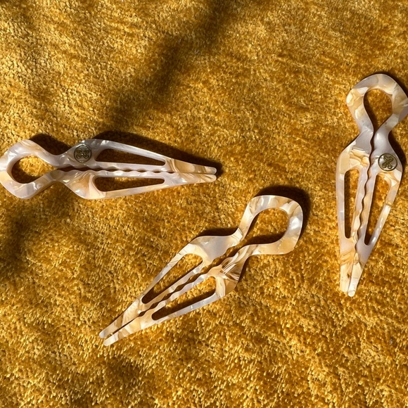 Lialys Prestige Hairpin Set of 3 - Gold - Picture 4 of 5